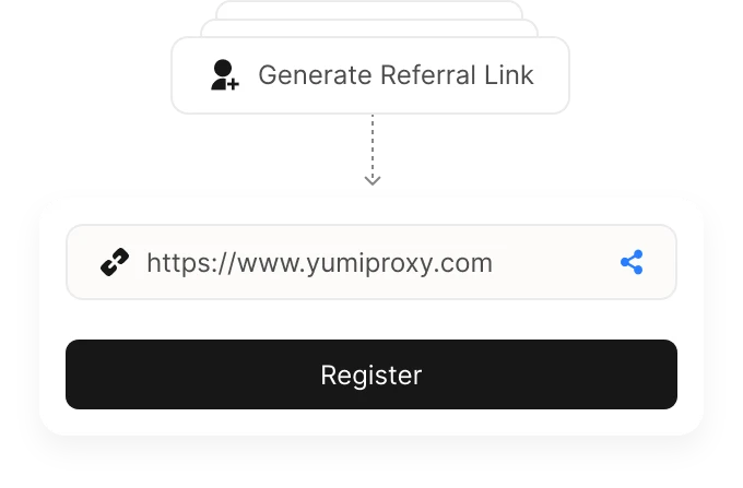 Share your referral link with friends